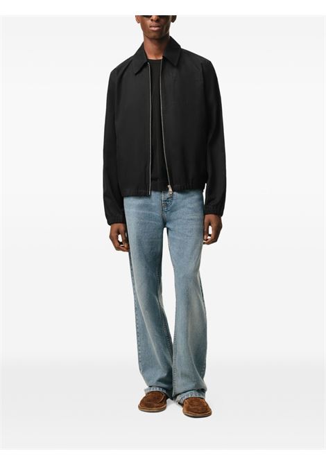 giacca adc zipped uomo nera AMI PARIS | HJK884.CO0132001